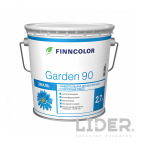 Алкидная эмаль Garden 90 C, Finncolor, 2,7L / прозрачная